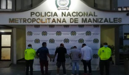 Sospechosos hombres armados fueron sorprendidos por las autoridades