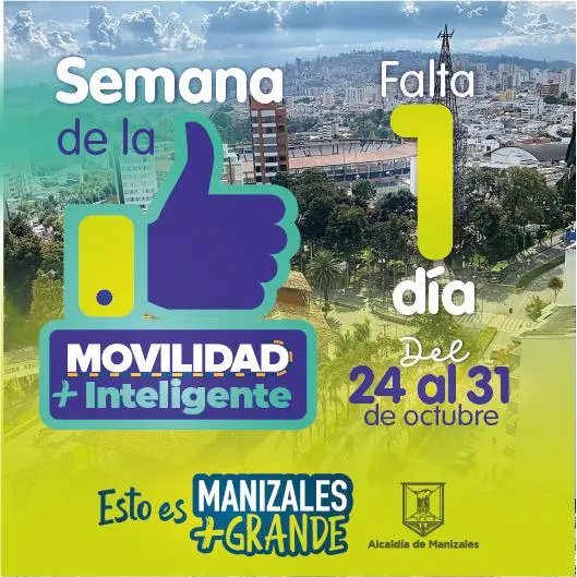 Así transcurre la semana de la Movilidad Más Inteligente en Manizales