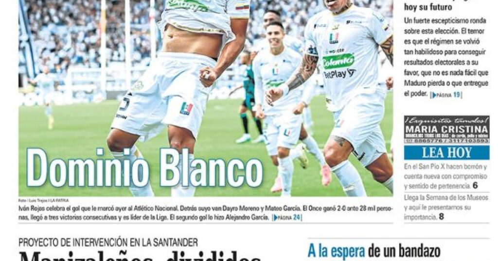Portada 28 de julio del 2024