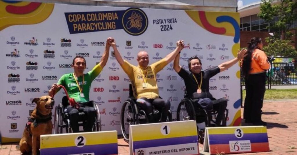 Caldenses se suben al podio en la Copa Colombia de Paracycling