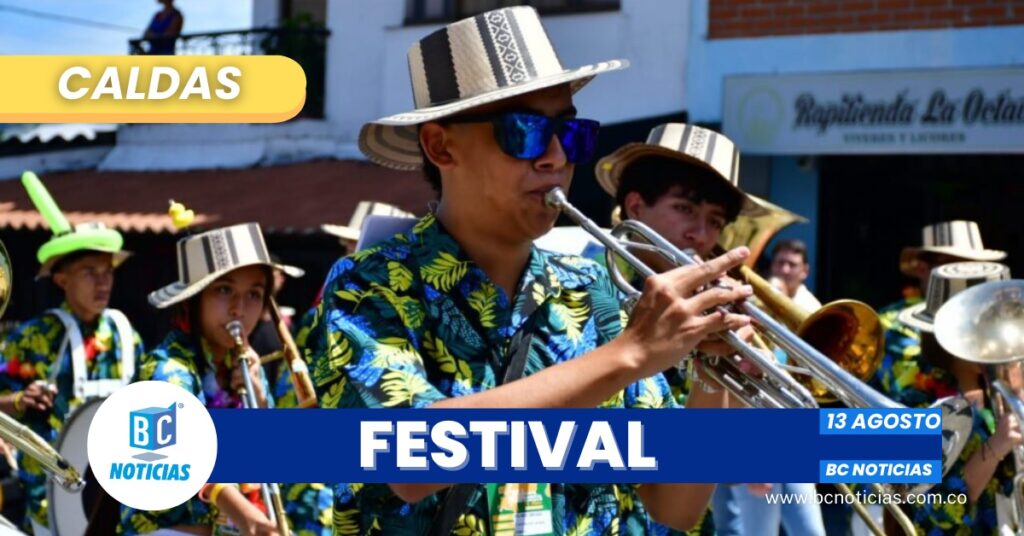 Chinchiná y Manizales brillan en el Festival Departamental de Bandas