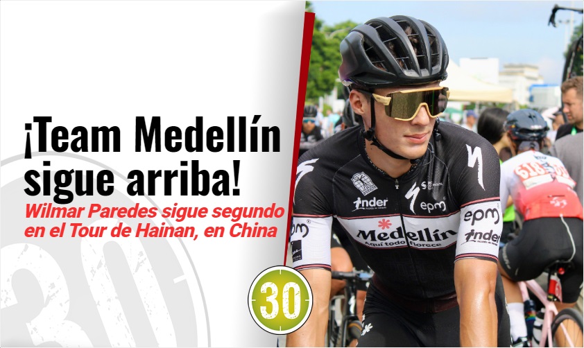 Team Medellín, a una etapa de hacer podio en el Tour de Hainan
