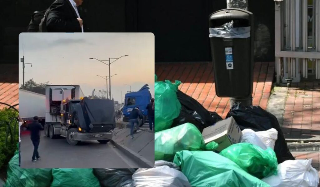 Chía suspende recolección de basuras debido a bloqueos del paro