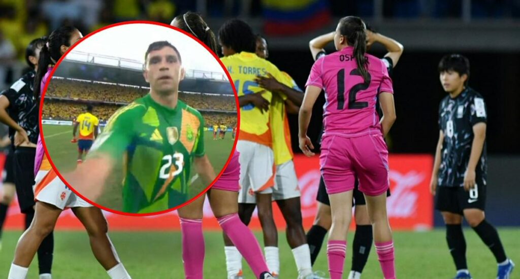 Gesto de jugadoras de Corea del Sur luego de perder contra Colombia en el Mundial Sub-20