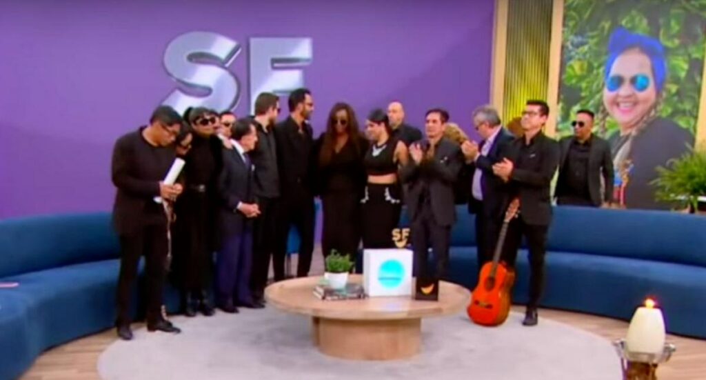 La ‘Gorda’ Fabiola recibió homenaje en ‘Sábados felices’ con una canción