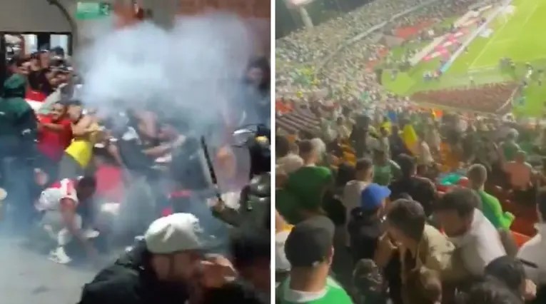 Medellín: Los 54 cuchillos que ingresaron al estadio en riña entre hinchas