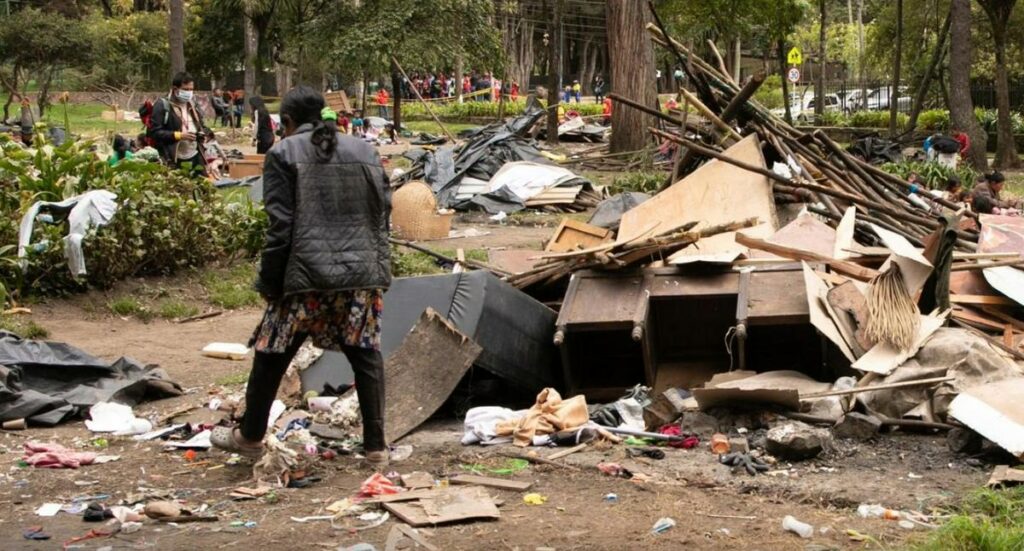 Parque Nacional destrozado; comunidades indígenas, hay riesgo biológico
