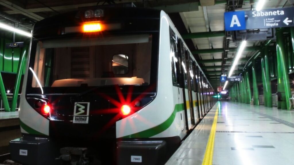 Suspenden el servicio del Metro de Medellín al norte del Valle de Aburrá