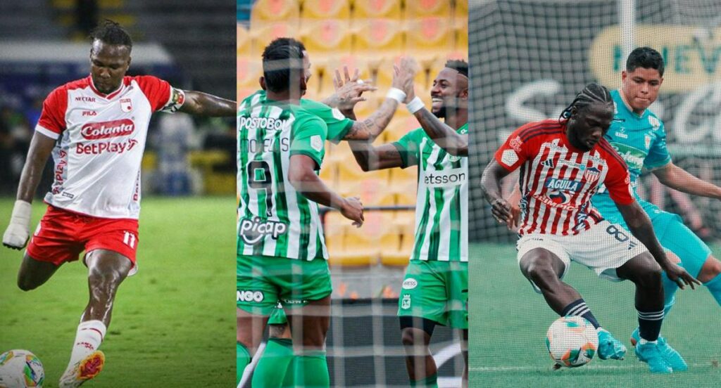 empate de Santa Fe, Junior y goleada de Nacional