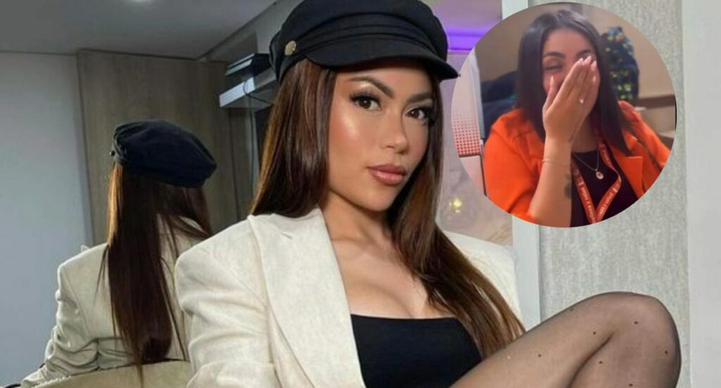 Epa Colombia le entrega anillo de matrimonio a su pareja