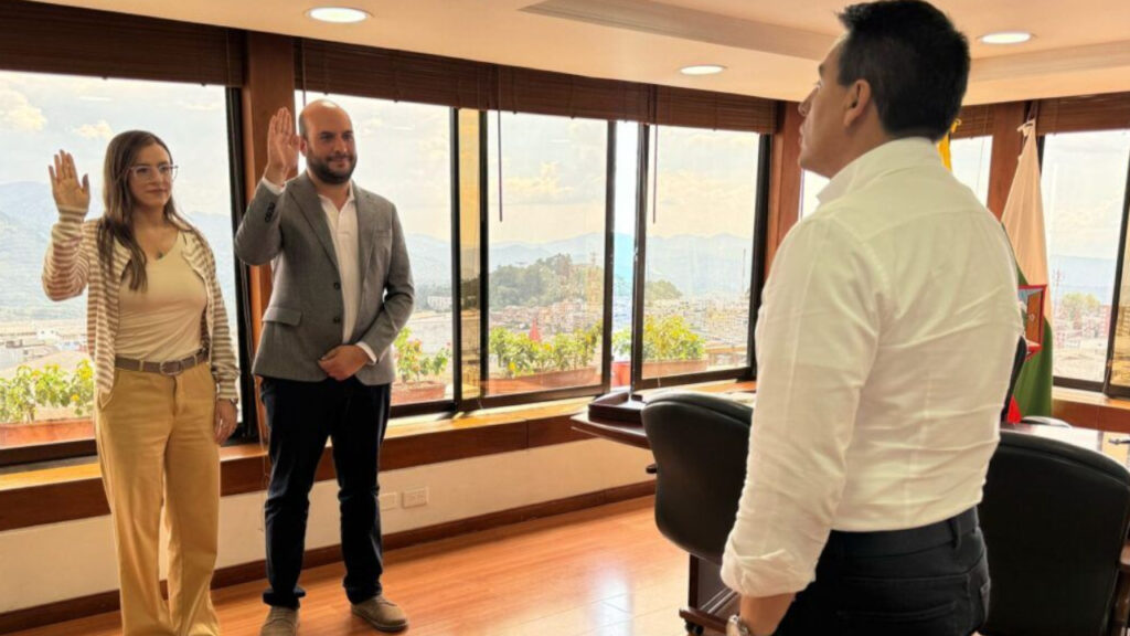 Alcalde de Manizales posesionó a los gerentes de la Noche y de Internacionalización