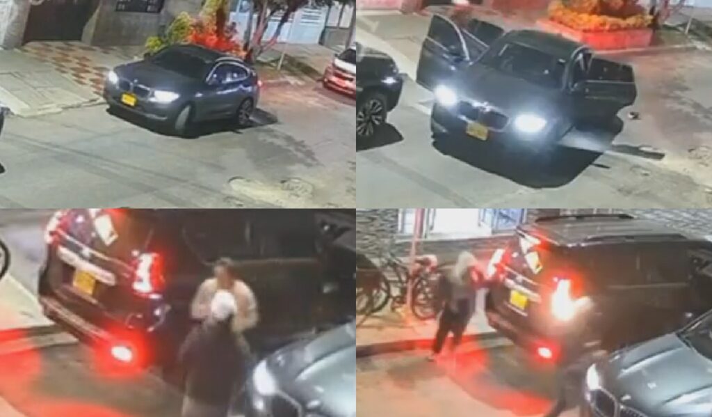 [Video] Robaron camioneta en Kennedy: ladrones iban en un BMW