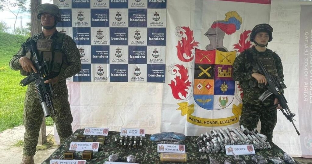 Antioquia: Desmantelaron deposito con explosivos del Clan del Golfo