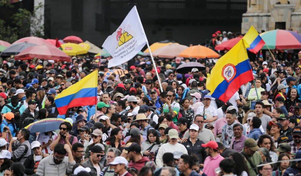 Bogotanos no descansan de las protestas: cronograma del 22 al 25 de octubre