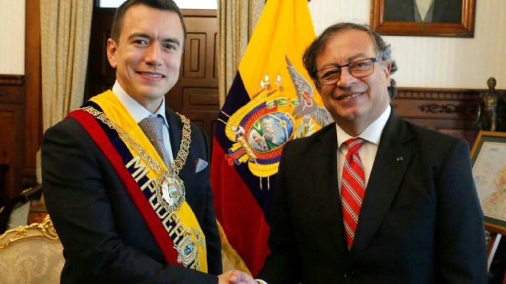 Daniel Noboa cuestiona visita privada de Petro a Manta