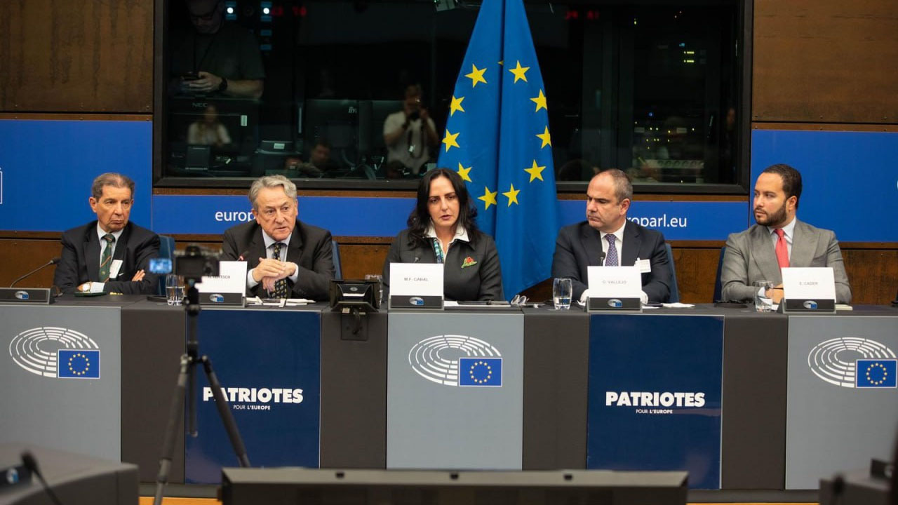 María Fernanda Cabal llegó al Parlamento Europeo a pedir acompañamiento internacional en las elecciones