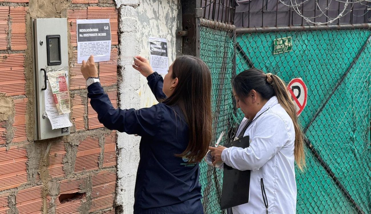 CAR Cundinamarca frena obras en Zipaquirá por mal manejo de residuos