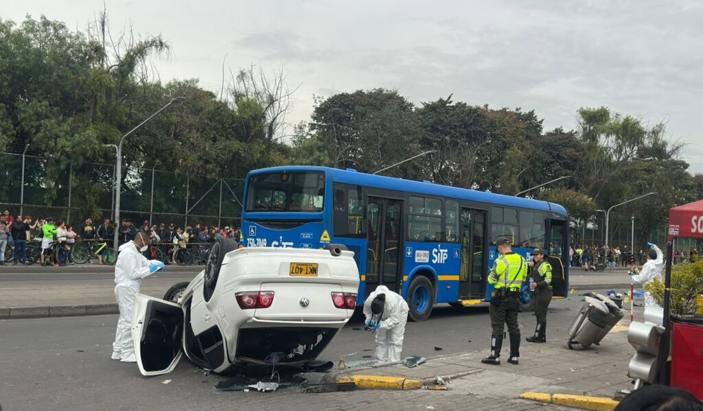 Video y detalles de accidente en la avenida Mutis; identifican involucrados